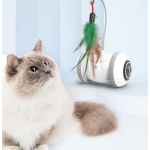 Interactive Cat Toy With Feather - Robot Toy For Cats